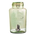 Słój szklany Kilner 5 l zielony z pokrywką i kranem